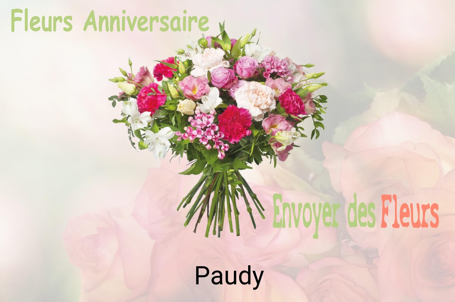 Bouquet de fleurs d’anniversaire livré à Paudy
